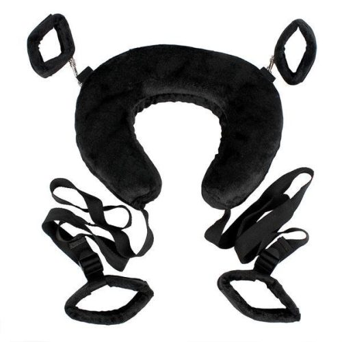 Kit Bondage Sex Toys Plush Neck Pillow & Algemas & Tornozeleiras Luxo Adulto