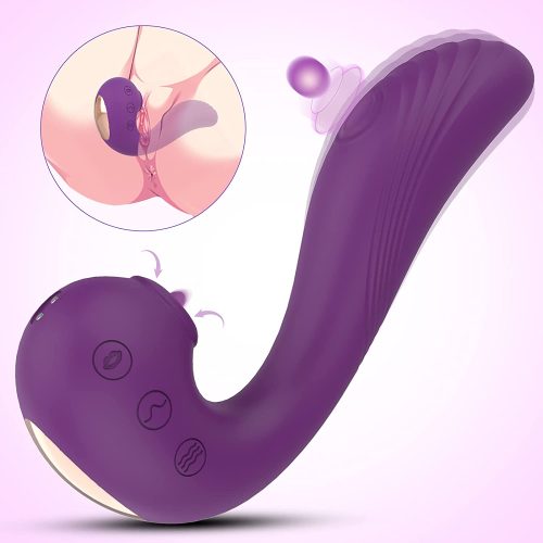 Eco 3 em 1 Chupar Clitoral &Lamber Vibrador Adulto Luxo