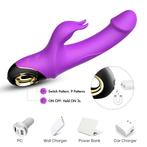 Encantador® O Super Silencioso Rotativo Coelho Vibrador Adulto Luxo