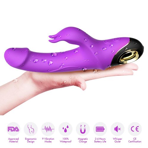 Encantador® O Super Silencioso Rotativo Coelho Vibrador Adulto Luxo