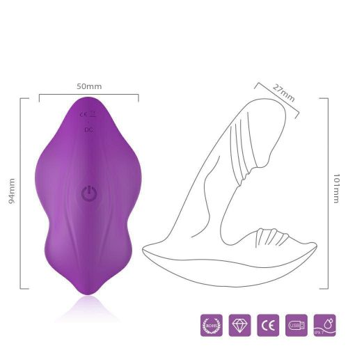 Casais Exóticos Panty Vibe calcinha Vibrador Adulto Luxo