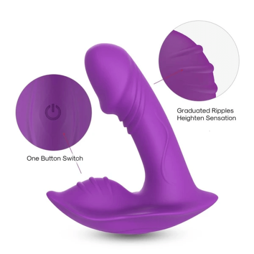 Casais Exóticos Panty Vibe calcinha Vibrador Adulto Luxo