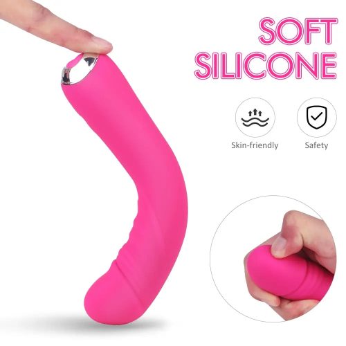 Forever Young Aquecimento G- Spot Vibrador de Silicone macio Vibrador adulto Luxo