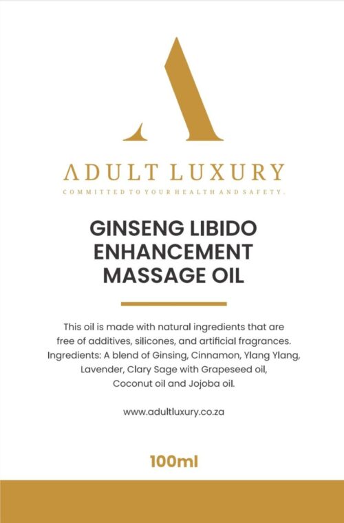 Ginseng Libido Enhancement Massagem Óleo Adulto Luxo