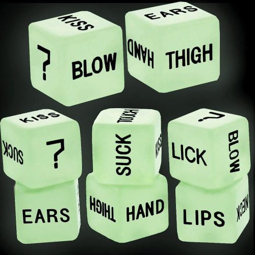 Glow In The Dark Sexo adulto Dice Luxo adulto