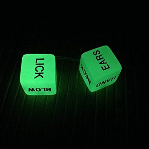 Glow In The Dark Sexo adulto Dice Luxo adulto