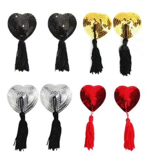 Coração Tassel Nipple Pasties Adulto Luxo