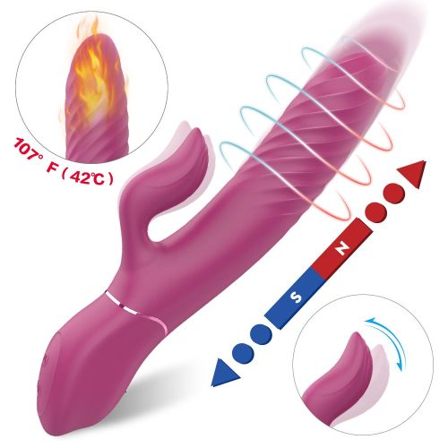 Vibrador de Aquecimento Silencioso Hysteria® Adulto Luxo