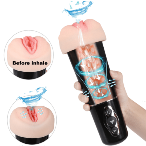 Master-Suction-Bot Pocket Pussy Luxo Adulto