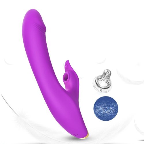 Vibrador de Coelho de Sucção de Luxo Premium (Roxo) Luxo Adulto