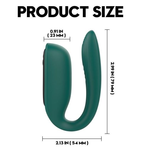 Vibe-Us Vibrador de Casais (Verde) Adulto Luxo