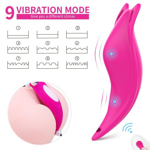 Calcinha Silenciosa e Vibrador com Controle Remoto (Rosa) Adulto Luxo