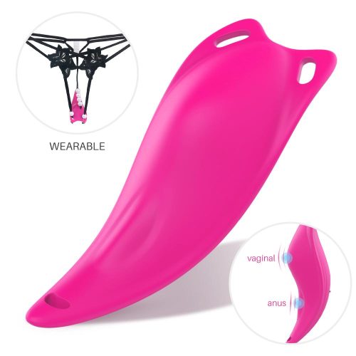 Calcinha Silenciosa e Vibrador com Controle Remoto (Rosa) Adulto Luxo