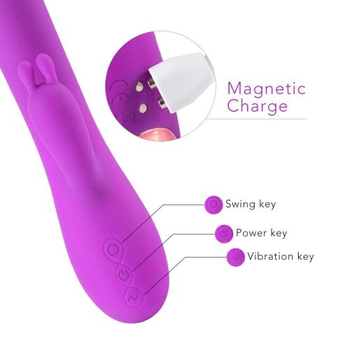 Swing Vibrador de coelho recarregável Adulto Luxo