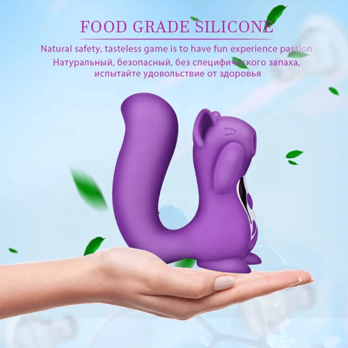 10 Powerful Handheld Squirrels G-Point Vibration Clítoris Personal Suction Waterproof Vacuum Massager, Female Entertainment Toy Adult Luxury