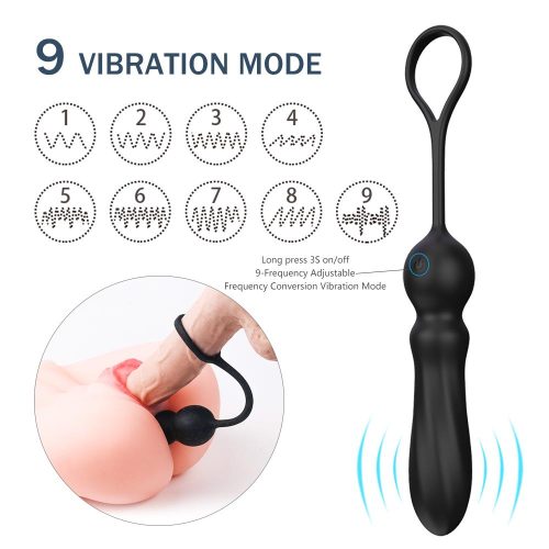 Unisex Magic Vibe 5 em 1 Vibrando Anal Sex Toy Adulto Luxo