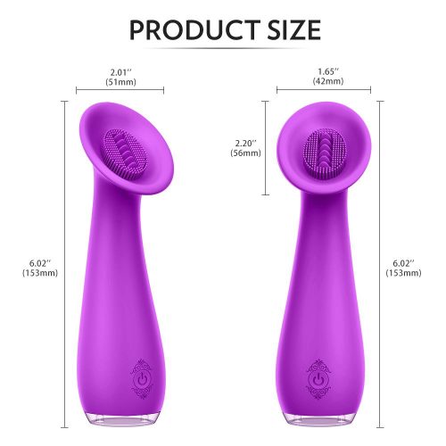 Wand-er Lick-Her de ZONEGASM (roxo) Lambendo Vibrador Adulto Luxo