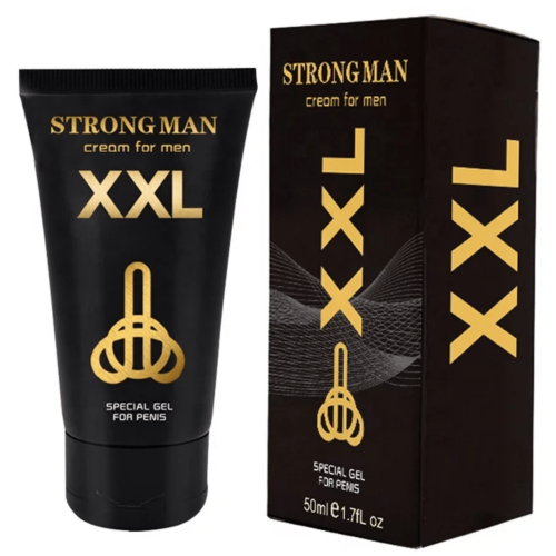 XXL Homem Forte Creme Titânio Adulto Luxo