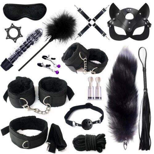 Kit de brinquedo sexual roxo bondage Luxo Adulto