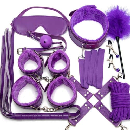 Bondage starter sex toy kit adulto de luxo